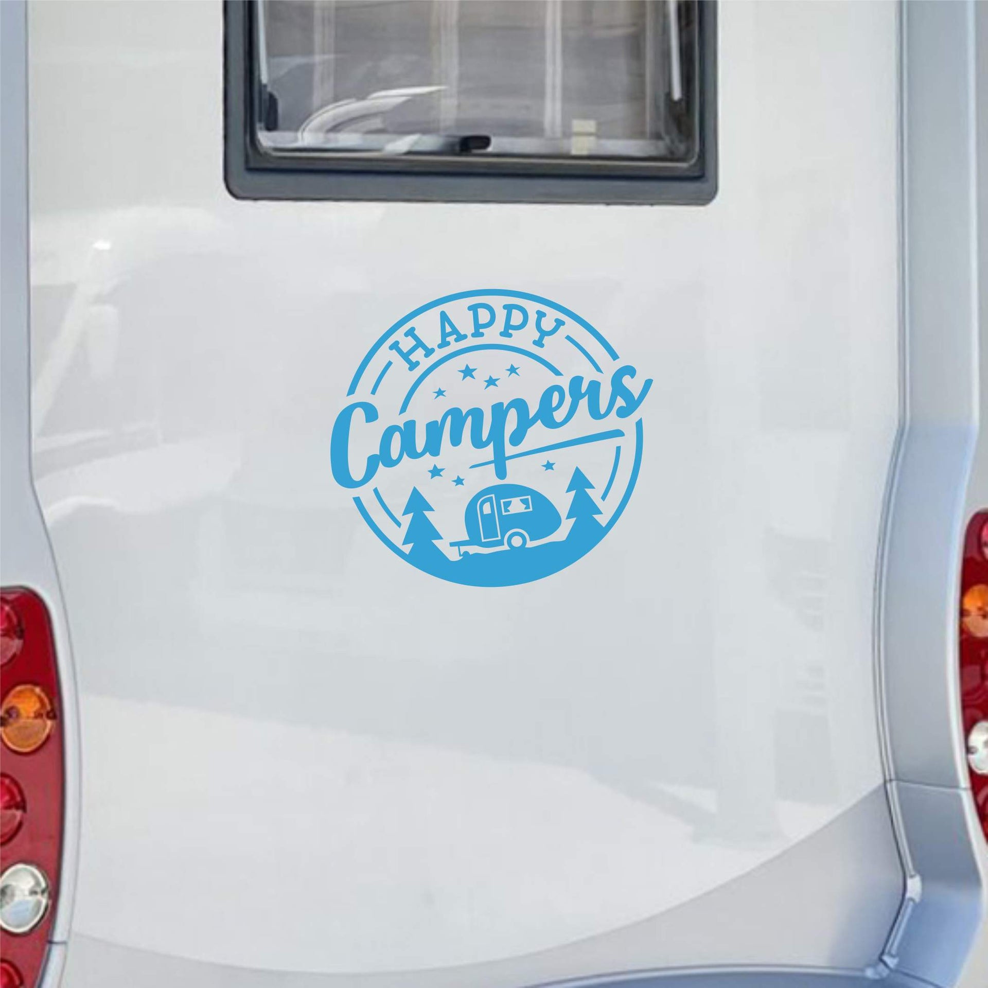 Adesivo camper I LOVE CAMPER AMORE PASSIONE HAPPY CAMPER caravan roulotte camper accessori cod.1822