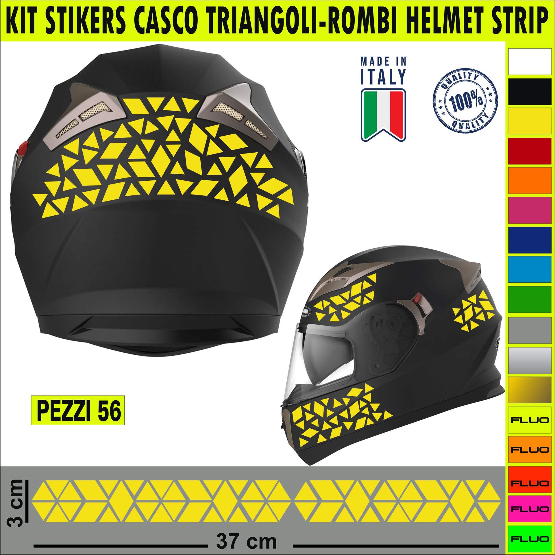 Kit 56 Adesivi modern camouflage personalizzato helmet Casco Moto Valigia moltissimi colori ANCHE FLUO c.2219