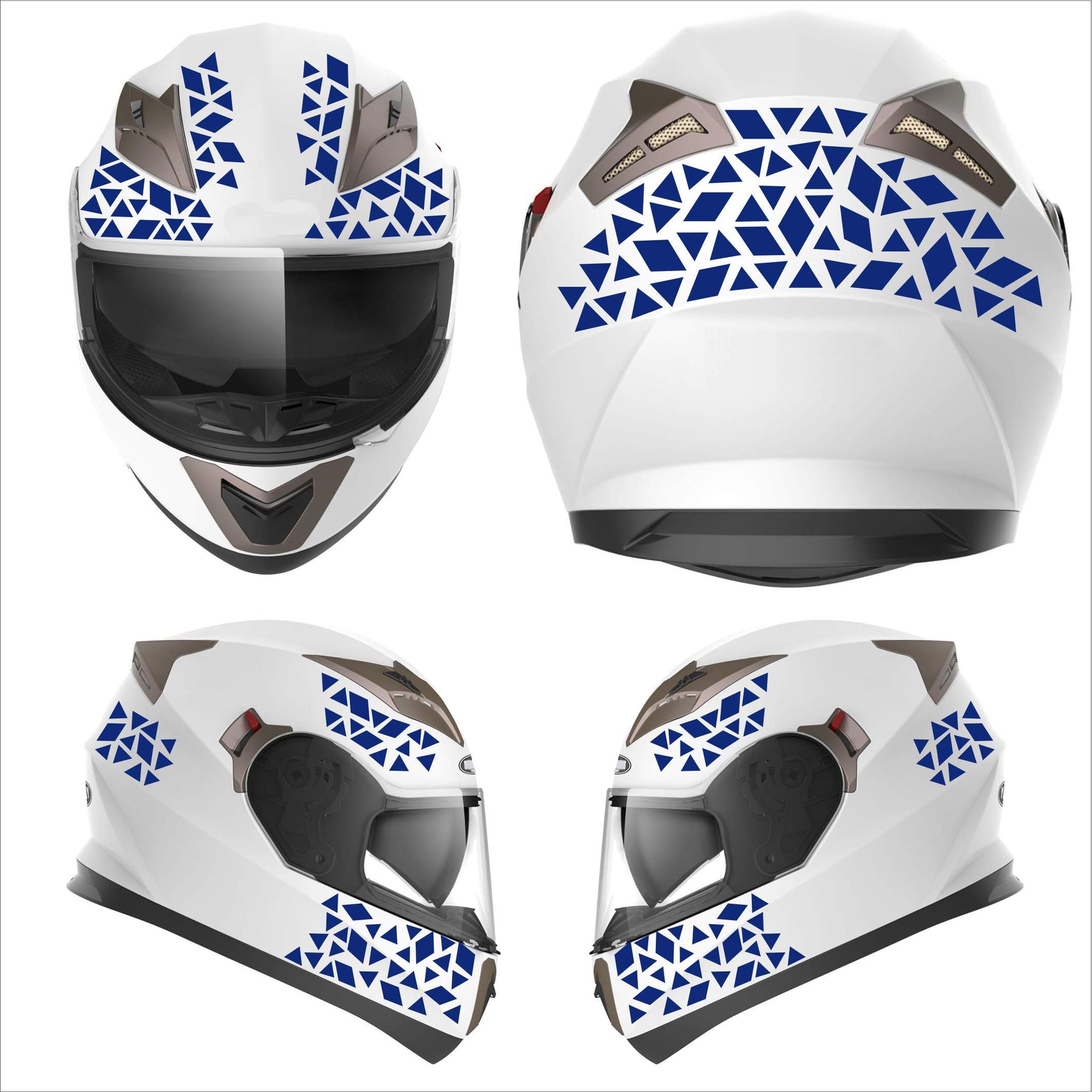 Kit 56 Adesivi modern camouflage personalizzato helmet Casco Moto Valigia moltissimi colori ANCHE FLUO c.2219