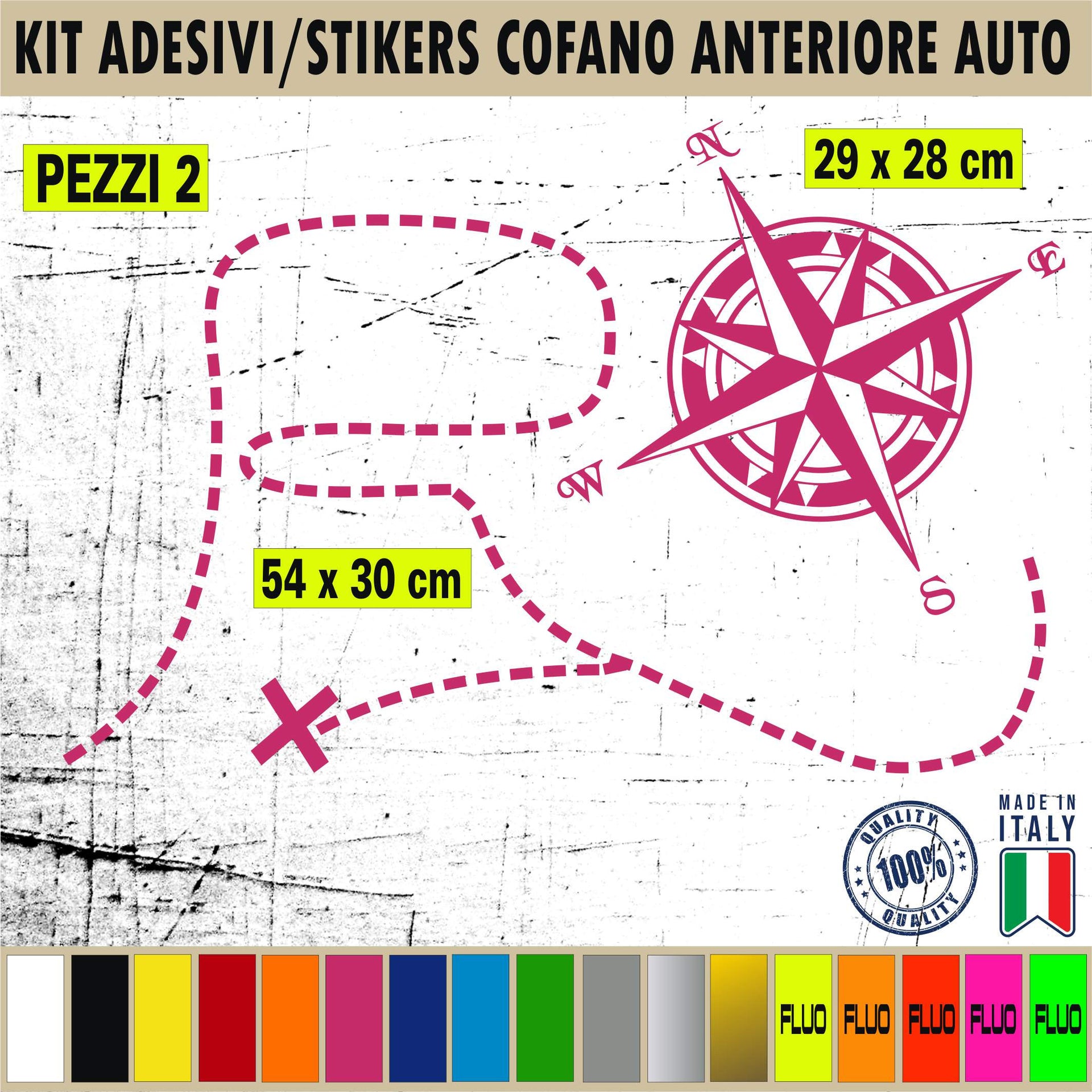 Kit 1 adesivo Renegade wrangler   Cofano Anteriore Fuoristrada Cod.2325