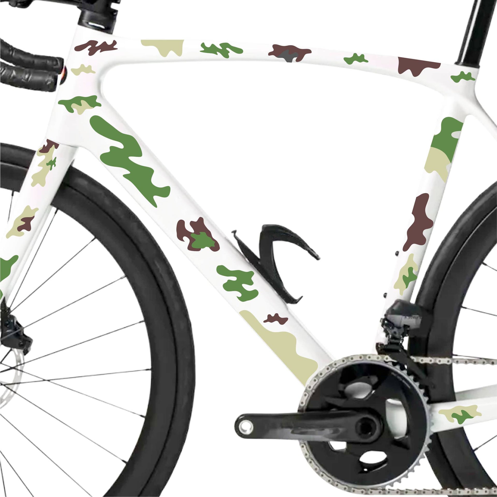 Kit 44 Adesivi Bici Protezione Camouflage Telai MTB Mountain Bike Corsa Ciclo Cross Fat Bike Downhill elettrica cod.2391