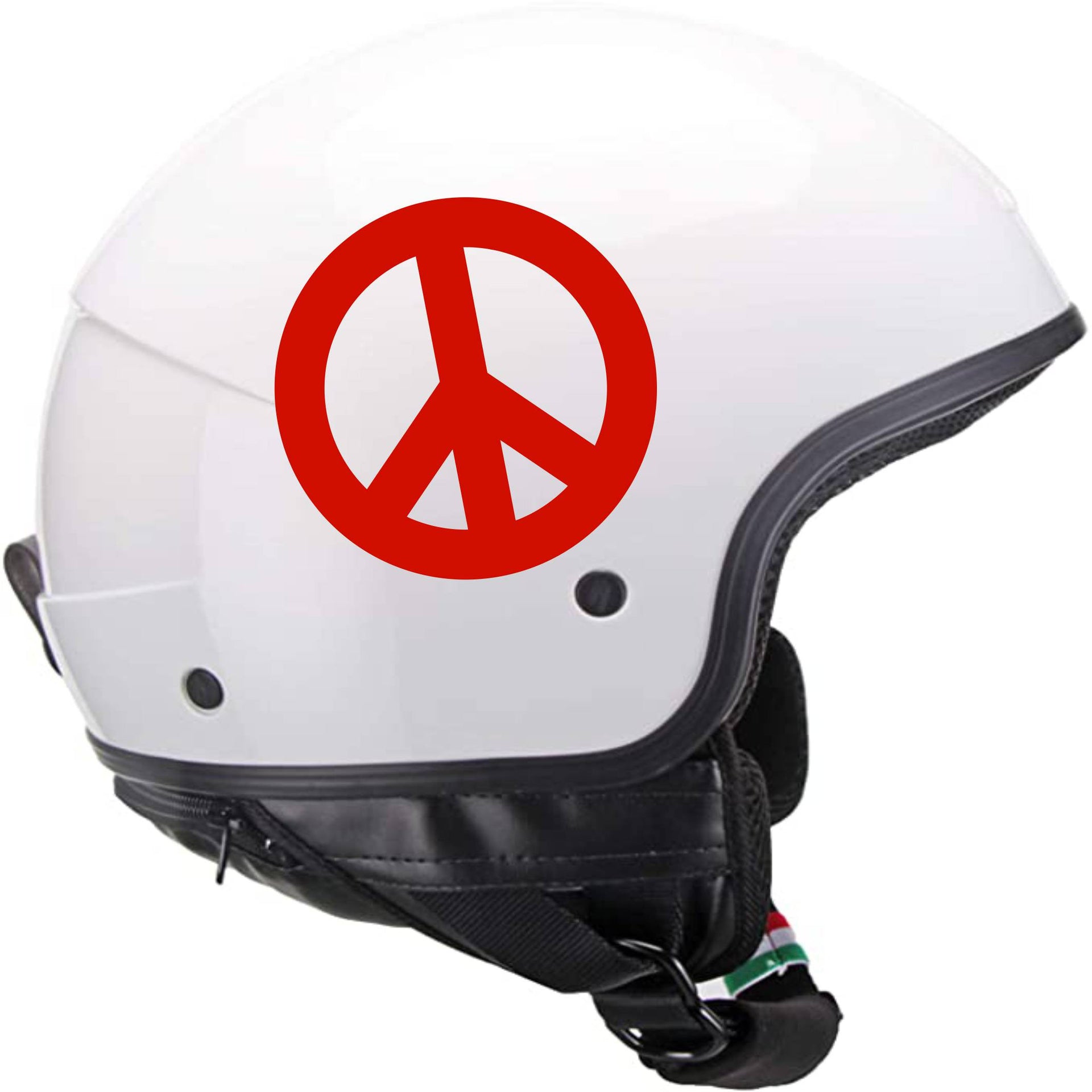 PACE Kit 2 Adesivi PACE PEACE SIGN Casco Moto Serbatoio auto Valigia cod.1710