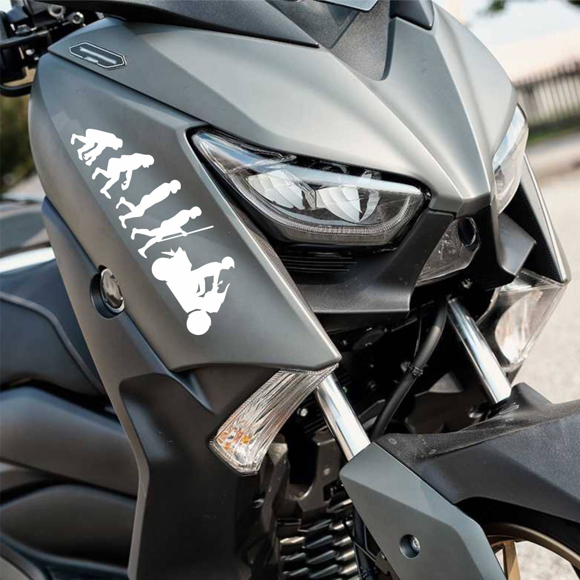 EVOLUZIONE YAMAHA X-MAX 300 Kit 2 Adesivi/ Grafiche SCOOTER compatibili per YAMAHA X-MAX 300Cod.2036